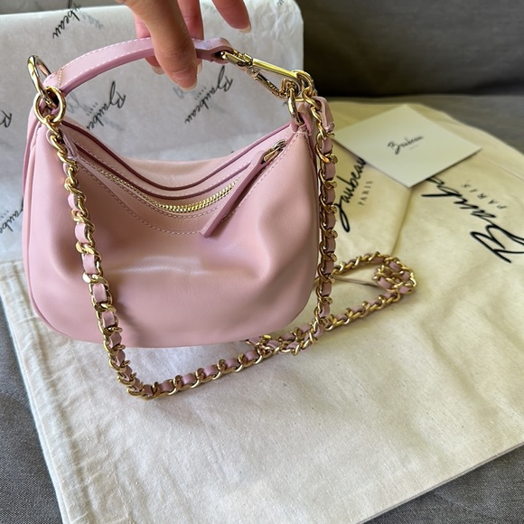 ✨NWT! Baubeau Paris Leather Pink Bag - Picture 5 of 17